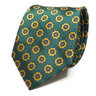 Emerald Green tie Floral Pattern | Men's Floral Necktie