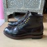 [UK 8E] Wheel Robe x Leather Healer 5-inch Cap Toe Boots Dark Cognac Horween Shell Cordovan