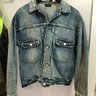 SOLD John Elliott Thumper Type 2 Denim Jacket, Size 4/XL, Masa Indigo