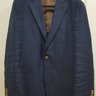 Suitsupply Navy Linen Havana Jacket, Size 40