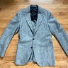 NWOT Spier & Mackay Men's Sportcoat Contemporary Fit 42L Drago Wool Linen Gray