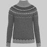 ENDED | Valentino Seamless Chunky Wool Nordic-Intarsia Funnel-neck Sweater S-M