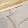 Stoffa Basket-weave Washable Cotton Trousers in Sand