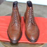 SOLD Carmina Color 4 shell cordovan u-tip boots UK8/9US