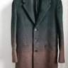 Neil Barrett Gradient Belt Alpaca Wool Coat