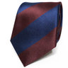 Burgundy and Navy Blue Tie | Men's Stripe Necktie | Suit and Men's Accessories