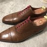 J.Fitzpatrick men's brown oxfords [UK8.5, US9.5] worn 15 times