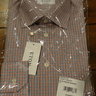 NWT Eton Contemporary Fit Multicolor Check Shirt Size 16 Retail $260