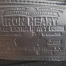 IH-888S-SB Iron Heart 21oz Non-Fade Superblack Medium/High Rise Tapered Cut