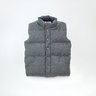 Price Drop: Crescent Down Works Down Italian Vest in Grey Wool size L