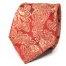 Red & Gold Paisley Tie | Men's Paisley Necktie | Men's Suit Accessories | Gentleman Fashion