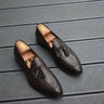 Santoni, brown tassel loafers, hand-sewn, size 10 UK, RRP 680 €