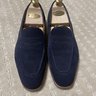 [SOLD] Edward Green Pimlico UK 8.5/9 D Blue Suede Loafers 100-last