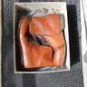 Artisanal ankle boots, made in Italy, near mint