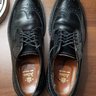 SOLD - Alden Longwings in Black Shell Cordovan