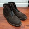 **Pre-owned** Alden Tobacco Reverse Chamois Wingtip Boot