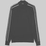 SOLD❗️Cortigiani Racing-Stripe Wool Mohair Mock-Neck Sweater IT48/M