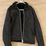 James Grose Black Shearling Size M