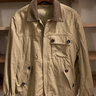 *SOLD* Drake's Herringbone Cotton-Linen Riding Jacket, Sz 44