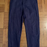 *SOLD* Drake's Navy Linen Trousers, 38
