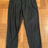 *SOLD* Drake's Mid Grey Wool Flannel Trousers, 38
