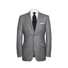 Anthony Sinclair Conduit Cut 3-Piece Suit Grey Sharkskin 40R 34/30