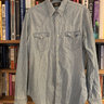 *SOLD* RRL Slim Chambray Western Shirt, Davey Wash, Medium