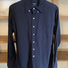 *SOLD* Drake's Navy Poplin OCBD, 16