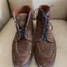 Alden Snuff Suede Plaza Handsewn Indy Boot 6.5 D U.S.