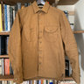 *SOLD* ROGUE TERRITORY 15OZ SERVICE SHIRT - COPPER SELVEDGE CANVAS, LARGE