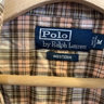 Polo Western Ralph Lauren, Cream and Brown Snapbutton Shirt, Medium