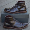 Alden 10 D Cordovan Color 8 Plain Toe Boots