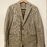 SOLD Caruso Brown Herringbone 3/2 Roll Sportcoat 36R