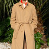 Brooks Brothers 100% Camel Hair Belted Trench Coat - 38R