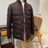 S*O*L*D***LUCIANO BARBERA Down Jacket euro 50 Dark Brown