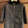 Loro Piana Dark Brown Shearling Kids Jacket 6Y