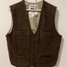 Schaefer Outfitters Brown Herringbone Wool Vest S