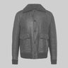 ⏳ Salvatore Santoro Shearling-Collar Sheepskin Flight Jacket IT48/S-M