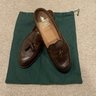 Crockett & Jones Cavendish tassel loafers, brown, WORN ONCE , US 9 1/2 D, UK 8 1/2E