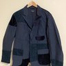 SOLD | Engineered Garments FW Double Cloth Patchwork Bedford Jacket - Navy, size M