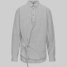 SOLD❗️Jil Sander Paneled Poplin Shirt Waist-Tie 40/M-L