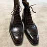 [SOLD] Vass Budapest Wingtip Boots Brown Museum Calf Leather Suede 42.5 EU U Last