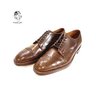 *SOLD * Alden Ravello Shell Cordovan Medallion Captoe Blucher