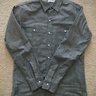 Gustin #573 Cone Indigo Chambray Shirt Medium