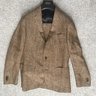 Spier and Mackay "Summer Tweed" Brown Linen Silk Suit 40R 34/30