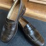 Crockett & Jones Shell Cordovan Harvard Unlined  Penny Loafer 7,5