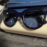 Just Human modern cat 01 cobalt blue sunglasses