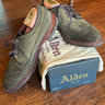 Alden | Longwing Blucher | Reverse Hunting Green Chamois | Size 11 | Barrie Last