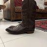 Men's Lucchese Classics Buffalo Roper Boots with 12 inch shaft in Whiskey Brown US size 12D