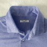 Cesare Attolini Blue Cotton Button Down Shirt 41/16